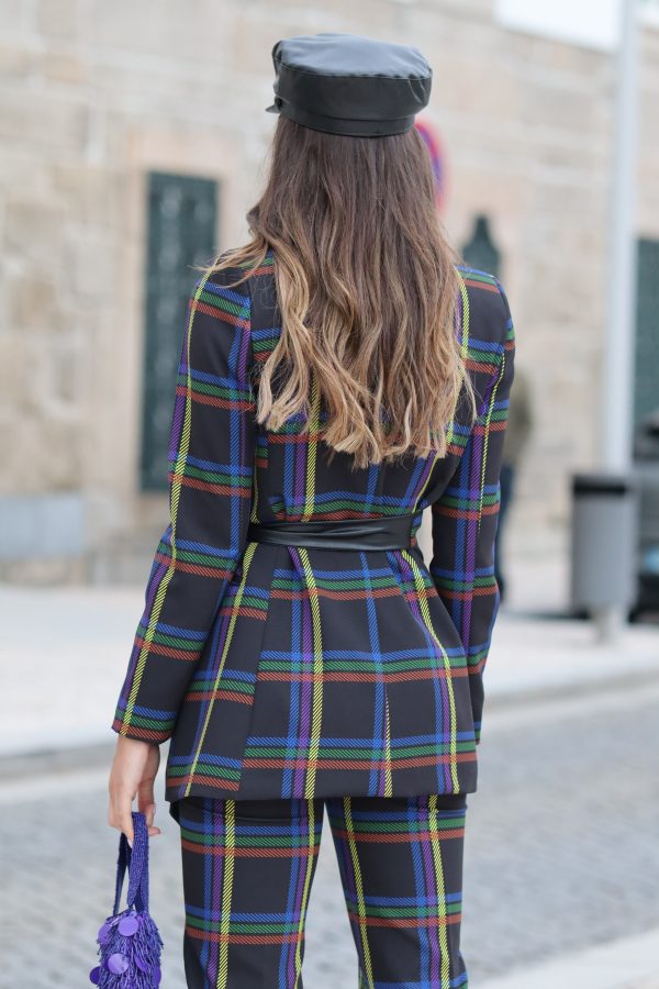 Blazer xadrez multicolorido - Image 10